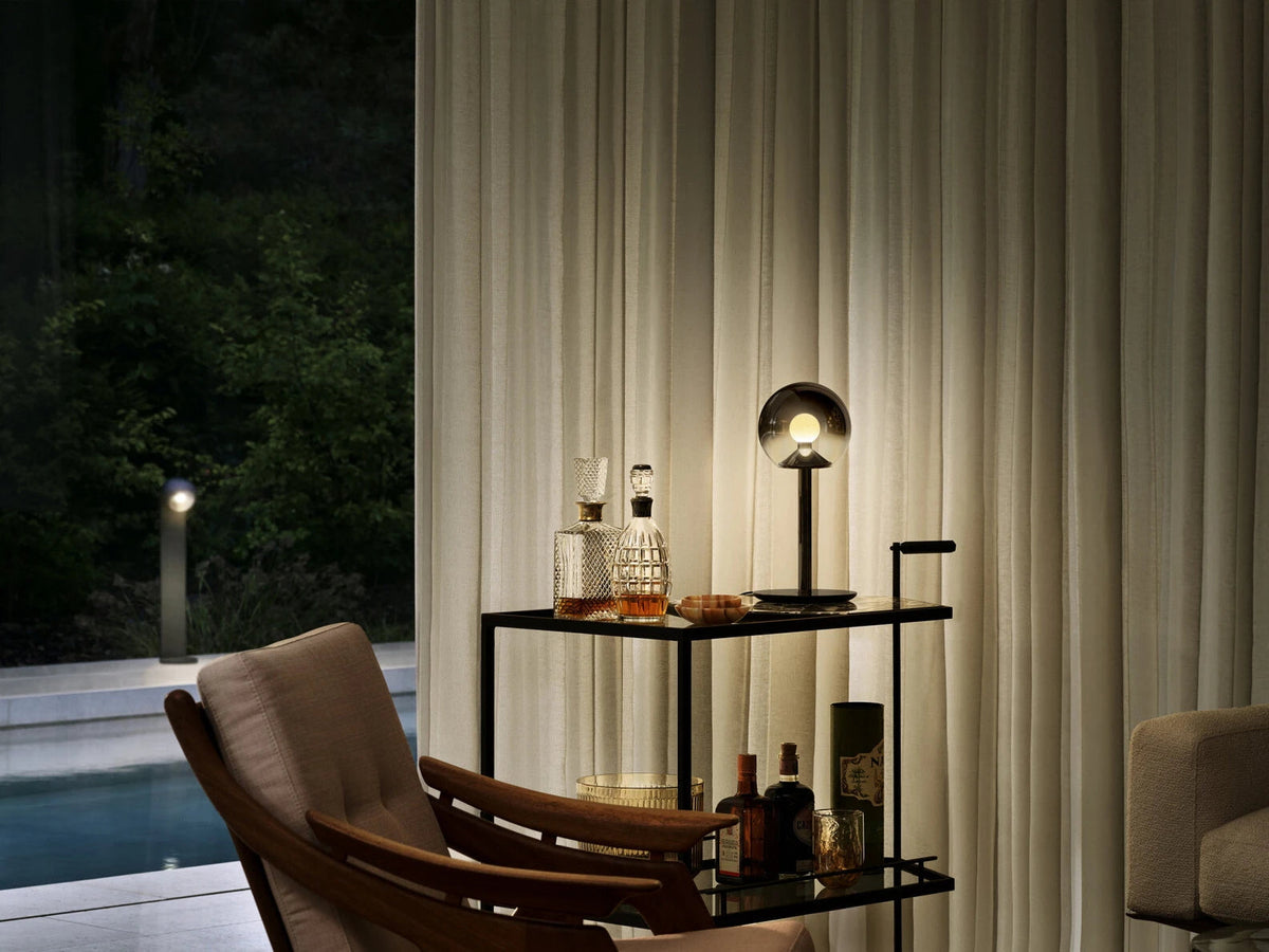 A soft glow on the desk, a tranquil and poetic ambiance: Kuncanlighting Double-Layer Spherical Art Desk Lamp (KT1570S)